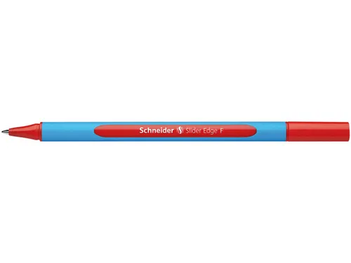 Balpen Schneider Slider Edge F 0,7mm rood