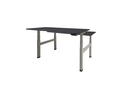 Dextro Plus Duo Zit-sta Bureau Elektrisch 180x80 houtprint schaduw alu