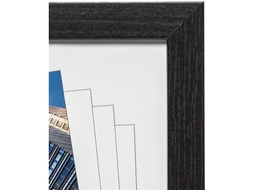 Hampton fotokader Oxford, in 2 cm MDF, zwart, A3