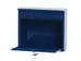Wandbrievenbus 31.5cm Blauw Staal