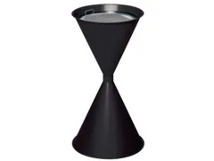 Zandasbak Staalplaat 730x400mm Ronde Trechter Verzinkt Ral7021