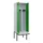 PBM-locker met bank,HxBxD 2120x600x815mm,2vak,vak B 300mm,draaigrendel