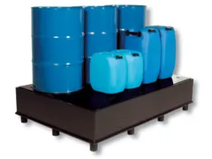 Opvangbak Hdpe 1870x1270x255mm V. 5x220l M. Poten Pe Plaat