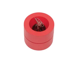 Papercliphouder MAULpro magnetisch recycled Ø73x60mm rood - 3