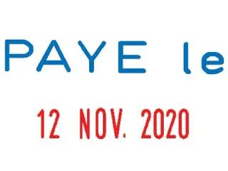 Colop Tekststempel met Datum Mini-Dater Paye le Rood Blauw - 2