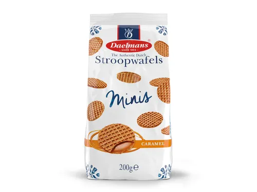 Stroopwafel Daelmans mini blokzak 200 gram