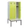 locker met bank,HxBxD 1950x900x815mm,3vak,vak B 300mm,cilinderslot