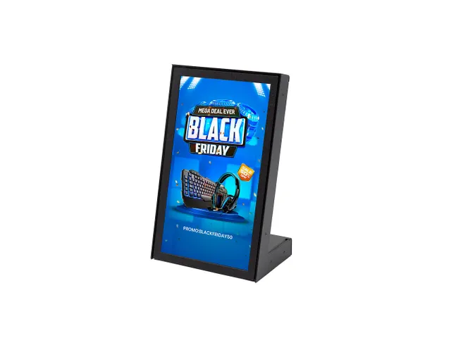 Digitale Counterdisplay Nova met 13 Inch Samsung UHD-Scherm Zwart