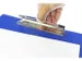 Klemmap Seco A4+ m klep blauw