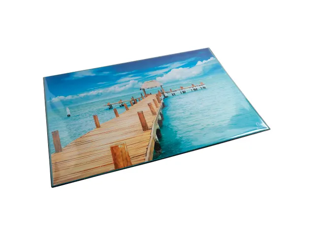 Onderlegger PVC 37,5x57,5cm Zee