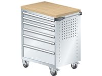 werkplaatswagen HxBxD 928x894x525mm 1geperforeerde platen buiten