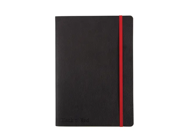 Notitieboek Oxford Black n' Red A5 business journal 72vel lijn
