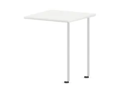 aanbouwtafel,i.h.v.,HxBxD 720-840x600x600mm,Bl-wit