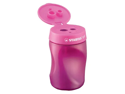 Puntenslijper STABILO Easy 4501 3 in 1 linkshandig roze