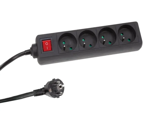 Bloc multiprise 4 prises avec interrupteur