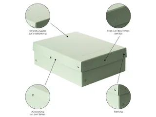 PureBox Pastell A4 verte 100mm - 5
