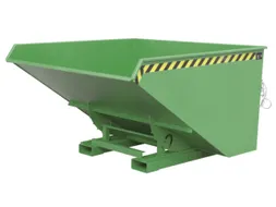 Kiepbak 1103x1870x1720mm 2.1m³ Afrolmechaniek Gelakt Ral6011