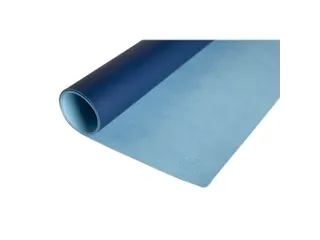 Onderlegger PU 35x60 donkerblw/lichtblw - 12