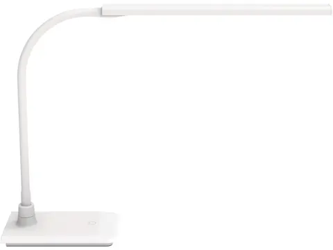 Bureaulamp MAUL Pirro LED dimbaar met voet Wit