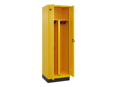 PBM-locker,HxBxD 1950x600x500mm,2vak,vak B 300mm,draaigrendel