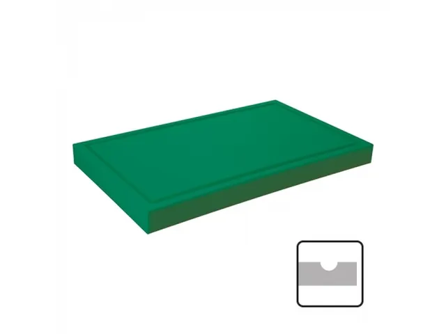 Caterchef HACCP Snijblad Groen met geul 60x33x4cm