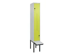 Z-garderobekast,HxBxD 2120x300x815mm,2vak,vak B 300mm,draaigrendel