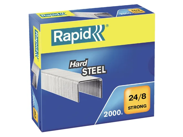 Nieten Rapid 24/8 staal strong 2000 stuks