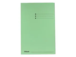 Dossiermap Esselte manilla 3 kleppen folio groen - 1