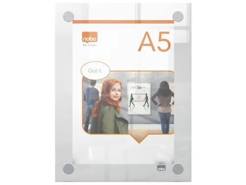 Infobord Nobo Premium Plus A5 acryl wand