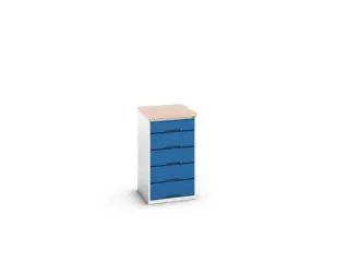 afdekplaat,v. ladekast,v. kast BxD 525x550mm,multiplex,decor bruin - 2