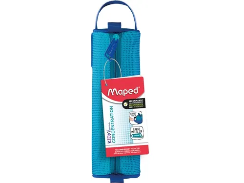 Maped Kidy Learn Concentration Etui rond met rits Blauw