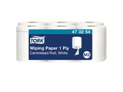 Poetspapier Tork M2 Advanced 1-laags 270m wit 473254