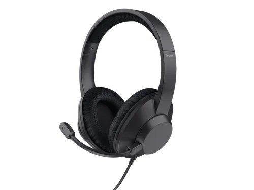 Trust Ayda Max USB-headset met ENC Bedrade hoofdtelefoon Zwart
