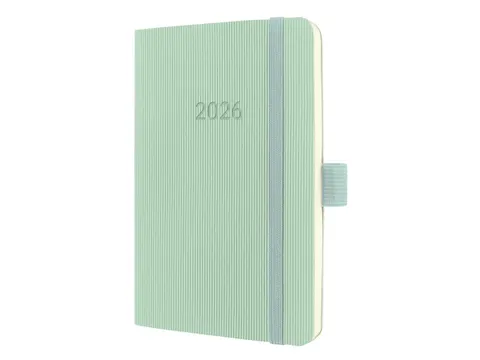 Weekagenda Conceptum A6 2026 (NL/FR/EN/DU) Mint Green softcover