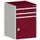 ladekast HxBxD 900x650x650mm 3laden RAL7035 front RAL3004