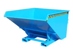 Kiepbak Hxbxd 1103x1570x1720mm 1.7m³ Afrolmechaniek Gelakt Ral5012