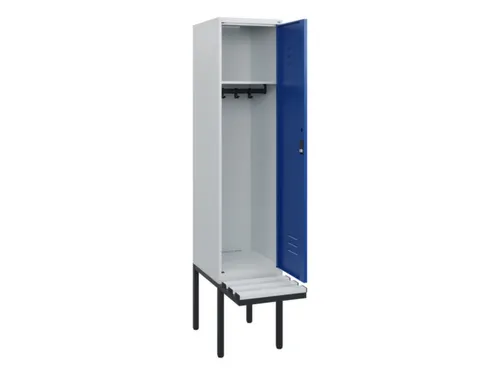 locker met bank,HxBxD 1950x400x815mm,1vak,vak B 400mm,cil.-slot