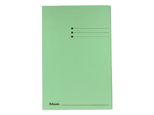 Dossiermap Esselte manilla 3 kleppen folio groen