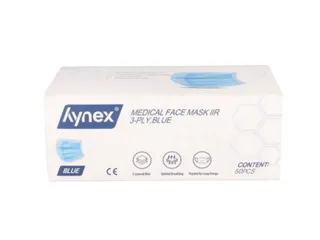 Mondmasker Hynex IIR 3-laags 50 stuks blauw - 2