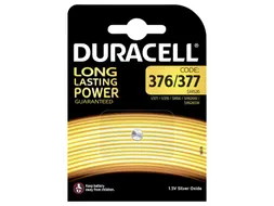 Batterij Duracell knoopcel 377 zilver oxide Ø6,8mm 1.5V-18mA