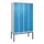 locker,HxBxD 2120x1200x500mm,4vak,vak B 300mm,cil.-slot,voetonderstel