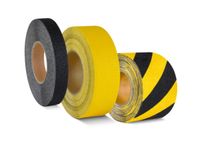 antisliplaag geel/zwart band LxB 18 3mx25mm met antislip-eigenschappen
