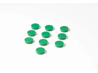 Memomagneten 10 Stuks Groen 25mm 10 stuks - 1