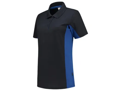 Tricorp 202003 Bicolor dames polo, marineblauw/korenblauw, maat L, per