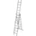 multifunctionele telescoopladder,3x8,sporten,balk L 2,3-5,2m,aluminium