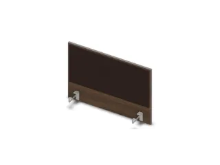 opzetpaneel v. bureau aanbouw zijkant 800mm Bruin Hickory BN2036-bruin - 1