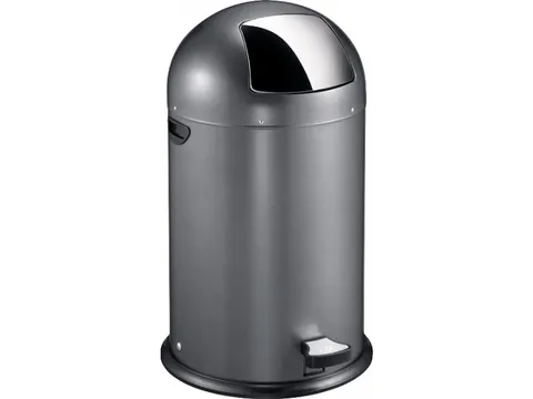 Pedaalemmer Kickcan 40 Liter Grijs