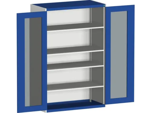 systeemkast,HxBxD 2000x1300x650mm,4xStalen bodem,5-punts sluitsysteem
