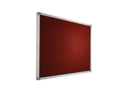 Prikbord 90x180cm Oranjerood Accent Softline Profiel 16mm