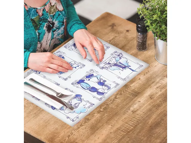 Set de table Tork 474566 Delft-Ware Advanced 1 épaisseur 42x30cm